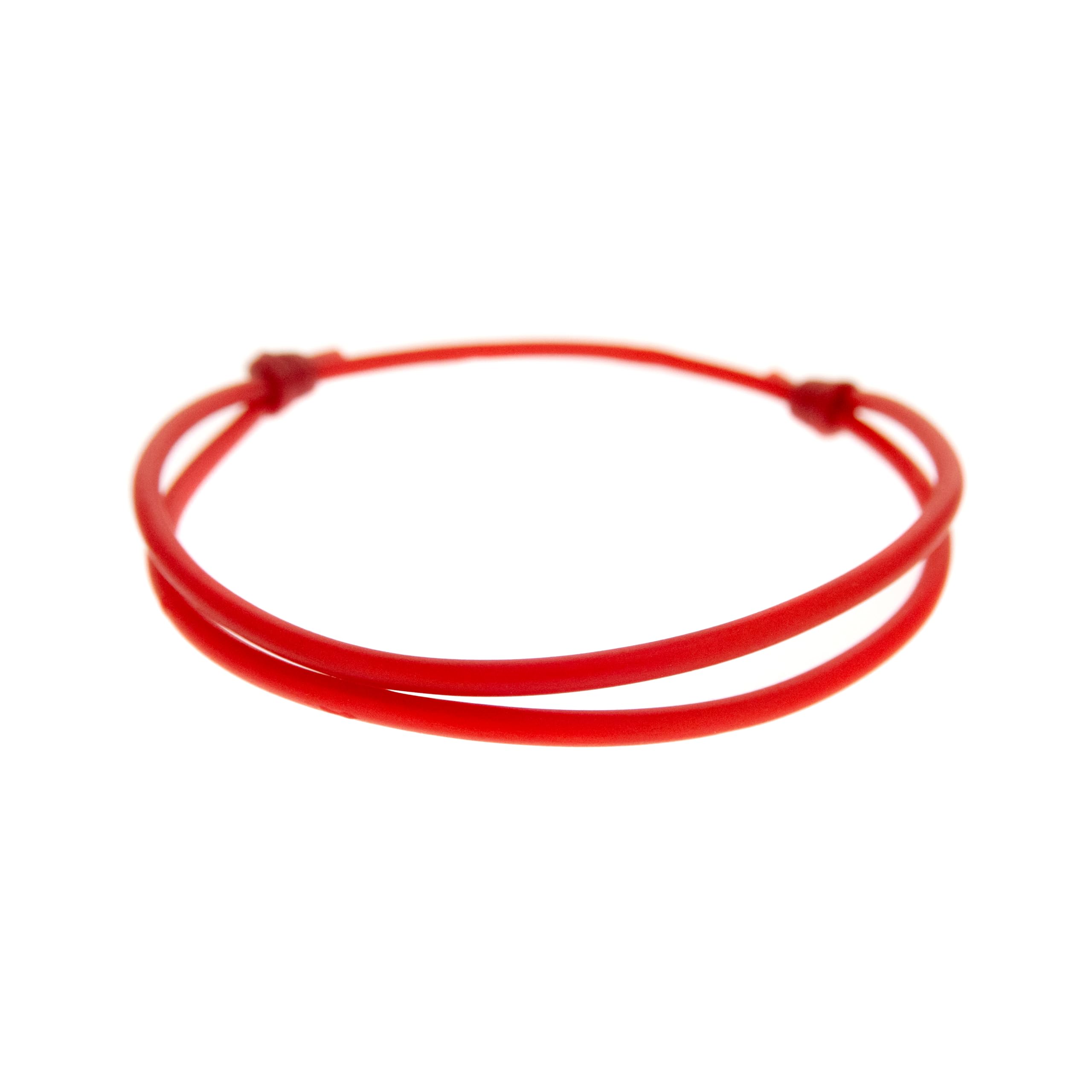 Cuff Bracelet for Women Men Friendship Adventure Gift Silicone Rubber Waterproof Rope, Adjustable, Slip Knots