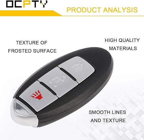 Miniatura 3 de OCPTY 1 unidad de control remoto de entrada sin llave transmisor de repuesto para 15 16 17 18 para Nissan Pathfinder Murano Titan XD Titan