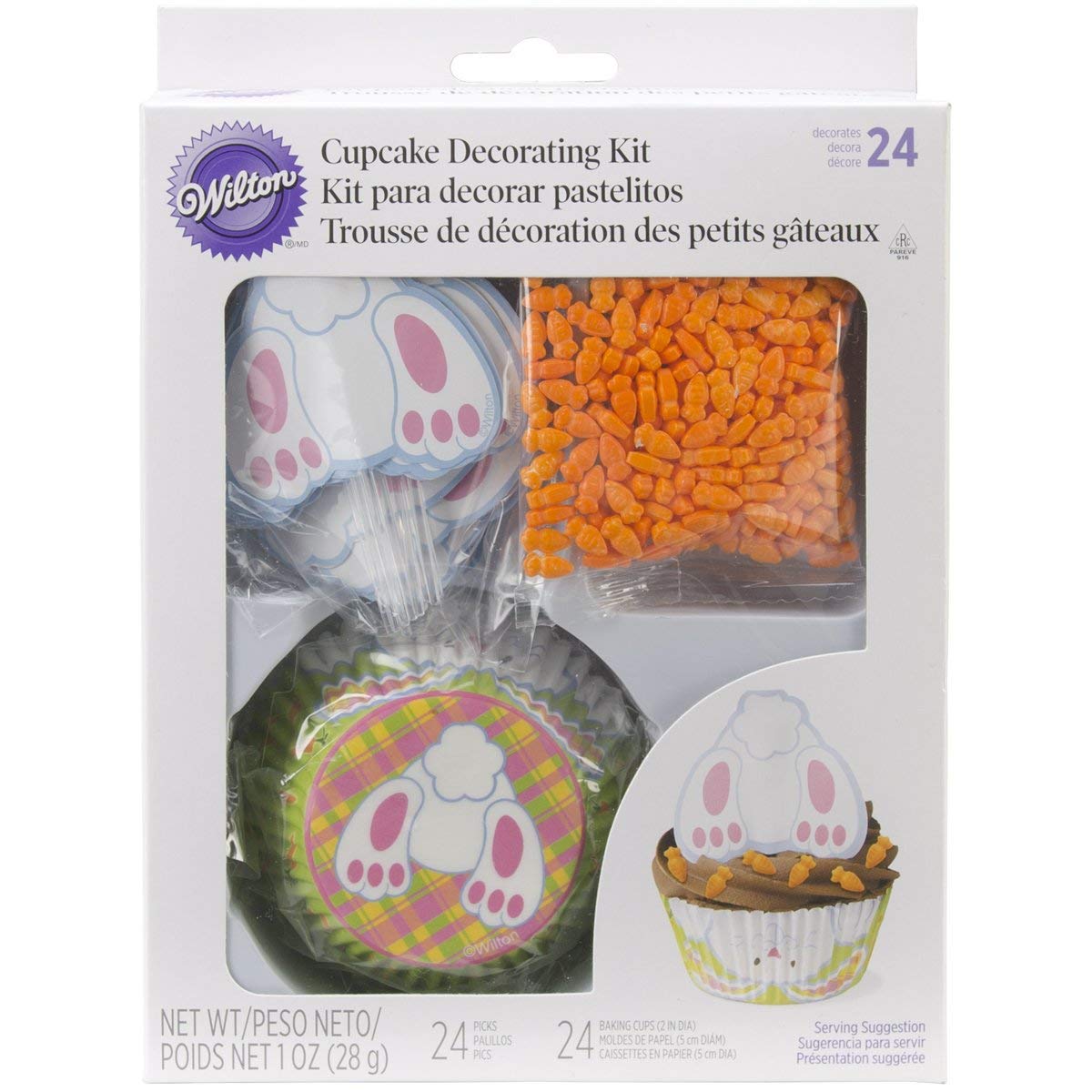 Wilton48-Piece Bunny Tail Cupcake Decorating Kit