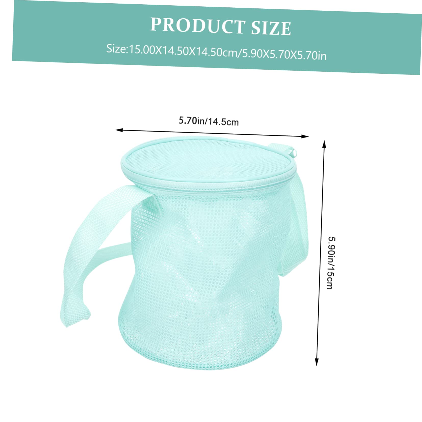 Didiseaon 2pcs Large Capacity Mesh Beach Bag Beach Toys Storage Bag for Boys and Girls Sand Toys Bucket Supplies Organizer Mesh for