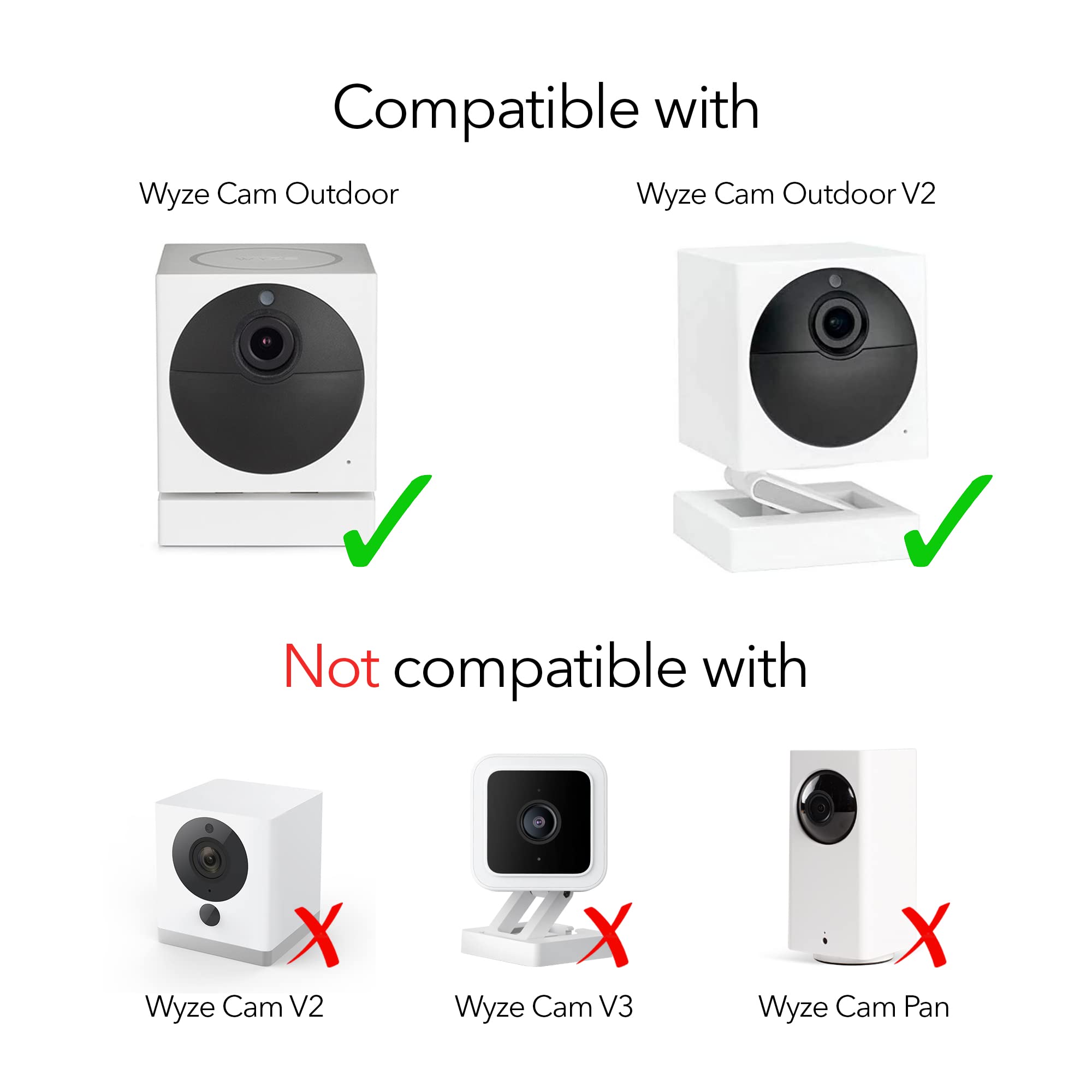 Amazon.com: Wasserstein Solar Panel Compatible with Wyze Cam Outdoor and Wyze  Cam Outdoor V2 - Plug in and Power Your Security Camera with Efficient  Solar Power (1 Pack, Black) (Wyze Cam Outdoor