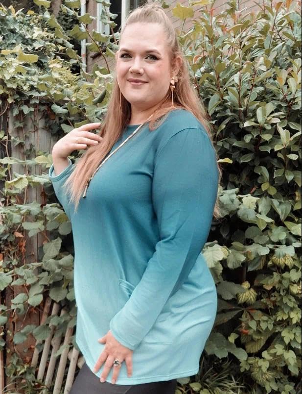 TIYOMI Plus Size Shirts Long Sleeve Tunic Tops for Women XL-5XL3