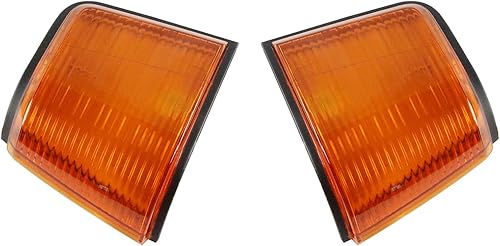 Miniatura 6 de LAFORMO Juego de lentes de luces de marcador ámbar compatibles con Cutlass Supreme Calais 442 GT-350#5974361 LH, 5974362 RH, 615343119113