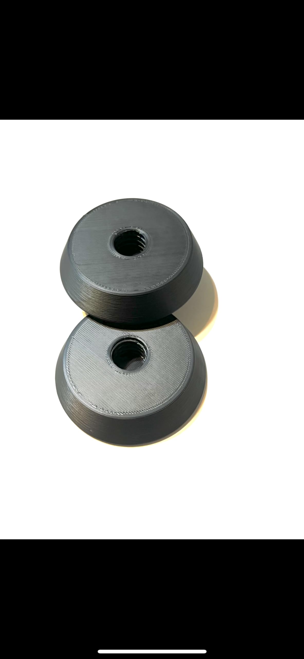 dumbbell end caps (2) - fit standard 1.15 inch thread adjustable dumbbells, make your home dumbbell workout more comfortable with these caps