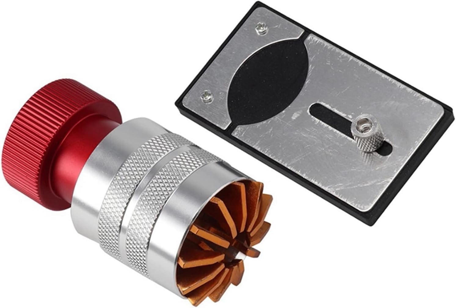Juego de 4 herramientas de repuesto de batería de reloj con cristal de plástico para relojero, elevador de caja frontal, kit de herramientas de reparación/30160