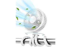 Gaiatop Baby Stroller Fan with Light