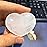 QINJIEJIE 1.8 Large Heart Stone Healing Crystals Clear Quartz Pocket Meditation Palm Worry Gemstone Gua Sha Facial Tools Crystals Reiki Energy Balancing