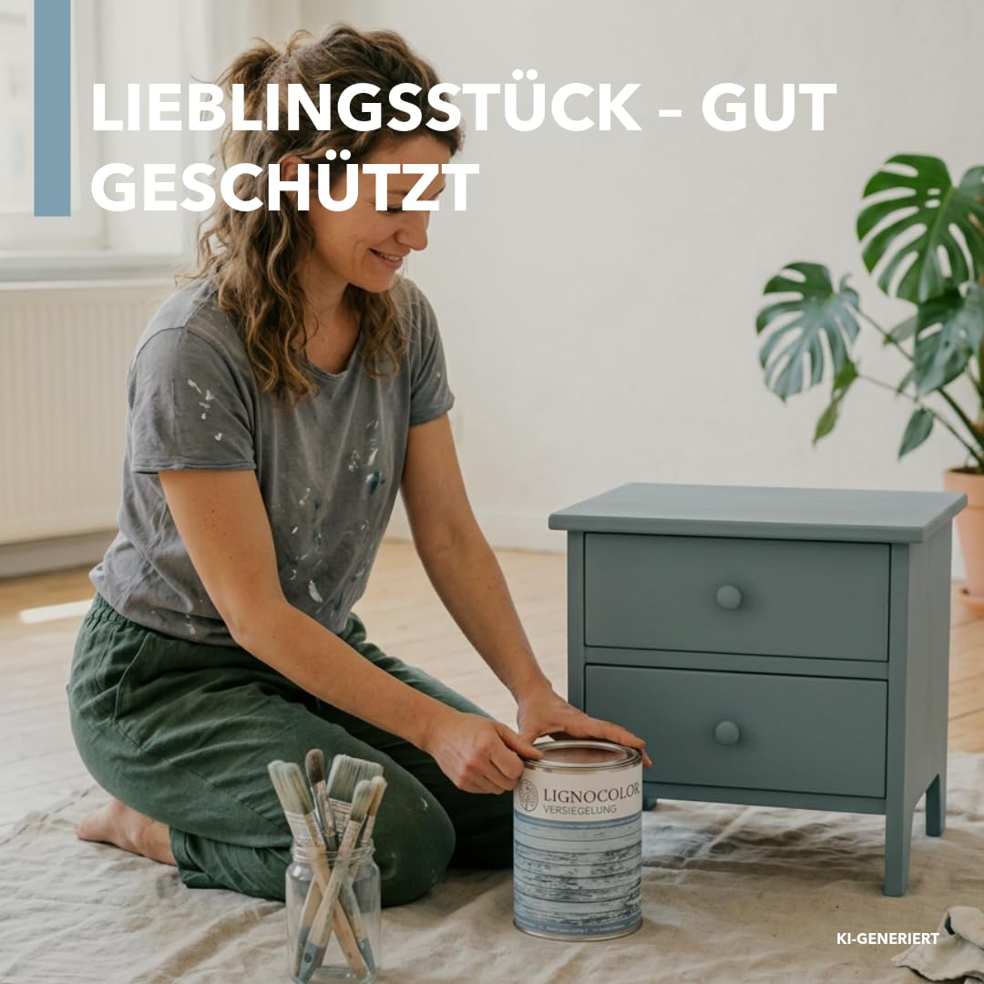 Kreidefarbe Versiegelung matt 750 ml - Ergiebigkeit Auftrag: m²/L
