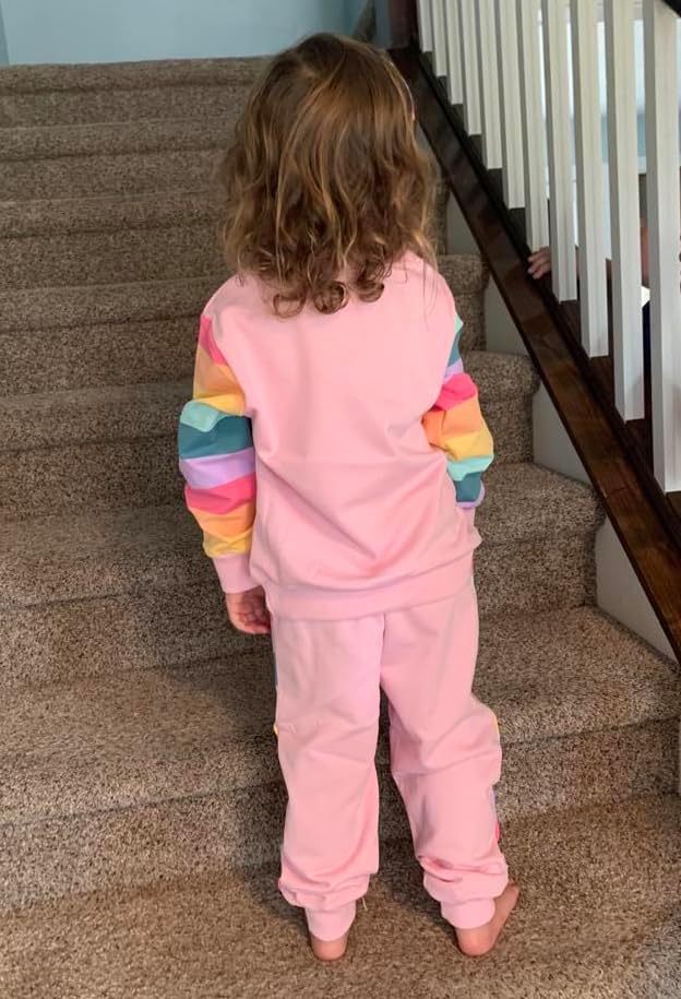 Girls 2 Piece Outfits Toddler Girls Leopard Print T-Shirt and Leggings Set School Outfits Girl Clothes Fall Sets - Image 3