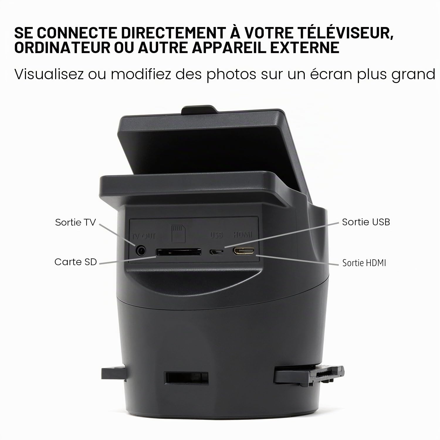 Kodak Digital Film Scanner 35 mm Négatifs Diapositives JPEG Écran LCD 3,5 pouces EasyLoad
