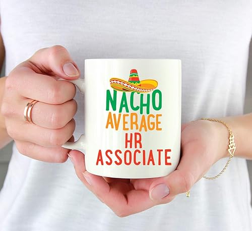 Miniatura 10 de Andaz Press Funny Quirky - Taza de café de cerámica de 11 onzas, regalo de broma, Nacho Promedio, 1 paquete