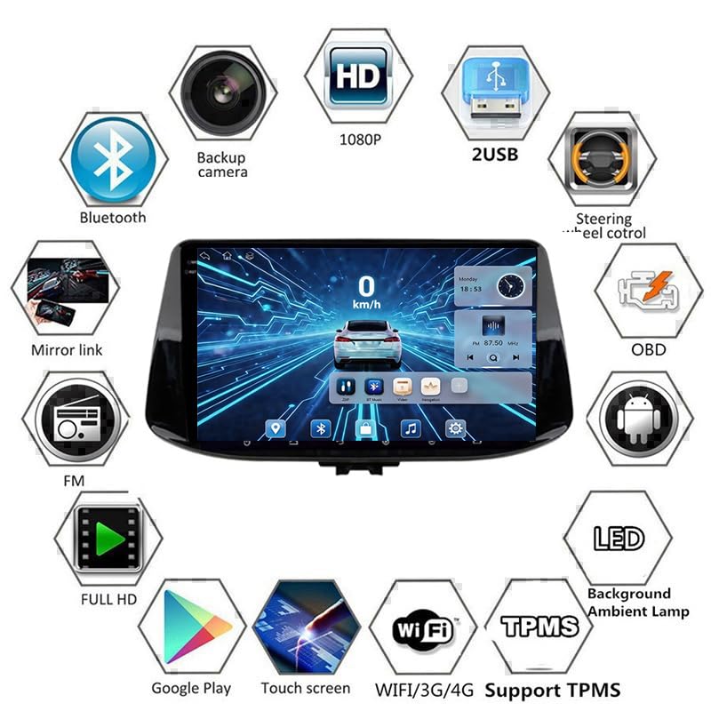 Autoradio Android haute performance Hyundai i30 avec écran 9 pouces - 4