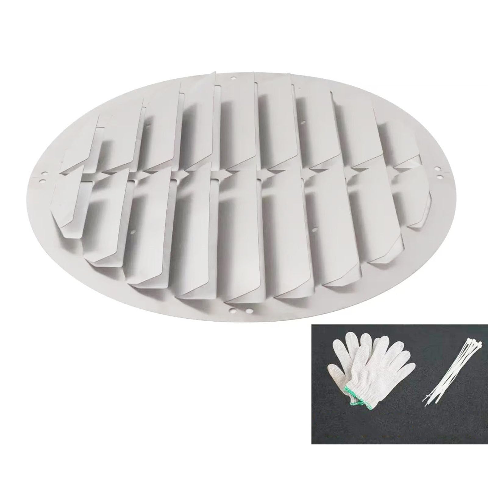 Copertura universale per condensatore CA in metallo per unità HVAC da esterno, protezione resistente alle intemperie, design anti-perdite dirette, accessorio essenziale per sistemi di climatizzazione