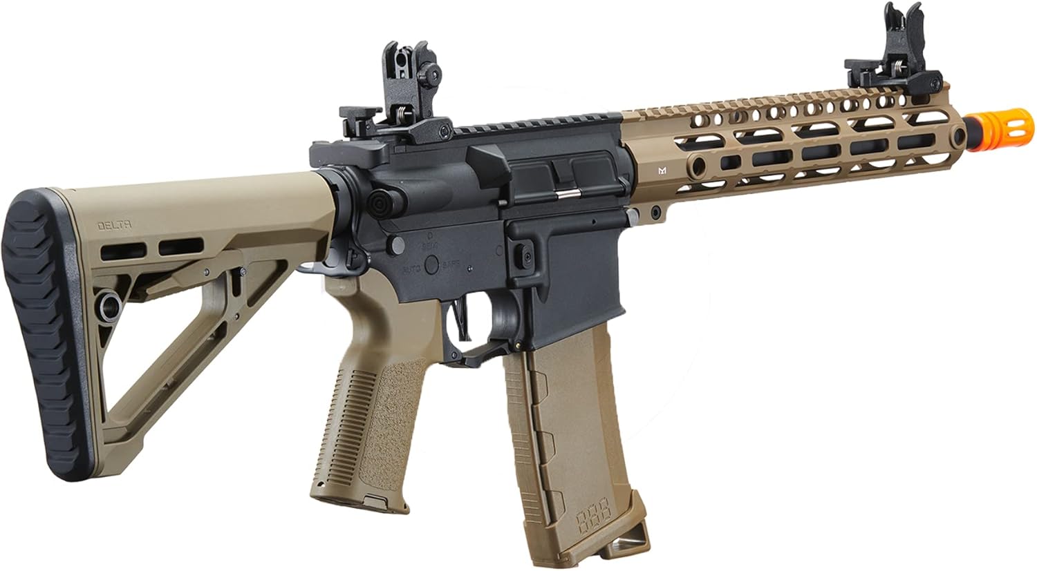 Lancer Tactical Gen 3 MLOCK 10" Airsoft M4 AEG Rifle with Delta Stock