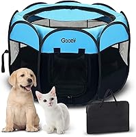 Vista 13 de Corralito para Mascotas Gatos para Gatos de Interior Cerrado, Corralito Portátil Plegable para Perros Carpa Exterior Jaula con Puerta de Cubierta