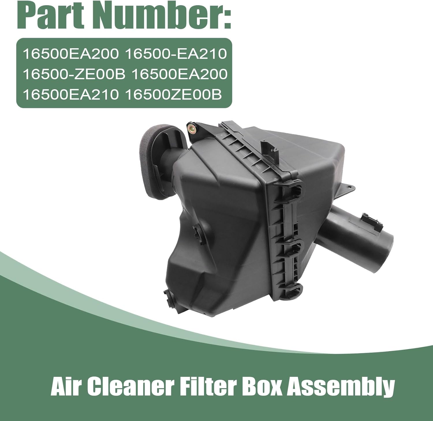 Air Cleaner Filter Box Assembly Black Compatible with Nissan Pathfinder Xterra Armada Titan Frontier Pathfinder Armada 2005-2021 4.0L 5.6 Fit for Infiniti QX56 2008-2010#16500EA200 Air Filter