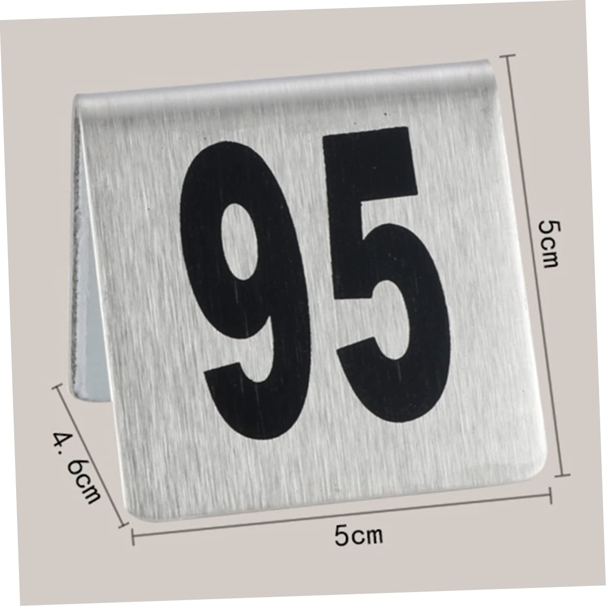 Hemobllo 10Pcs Stainless Steel Memo Holder Black Table Number Stand for Weddings Parties and Events Creative Desktop Clip for Business and Home Decor