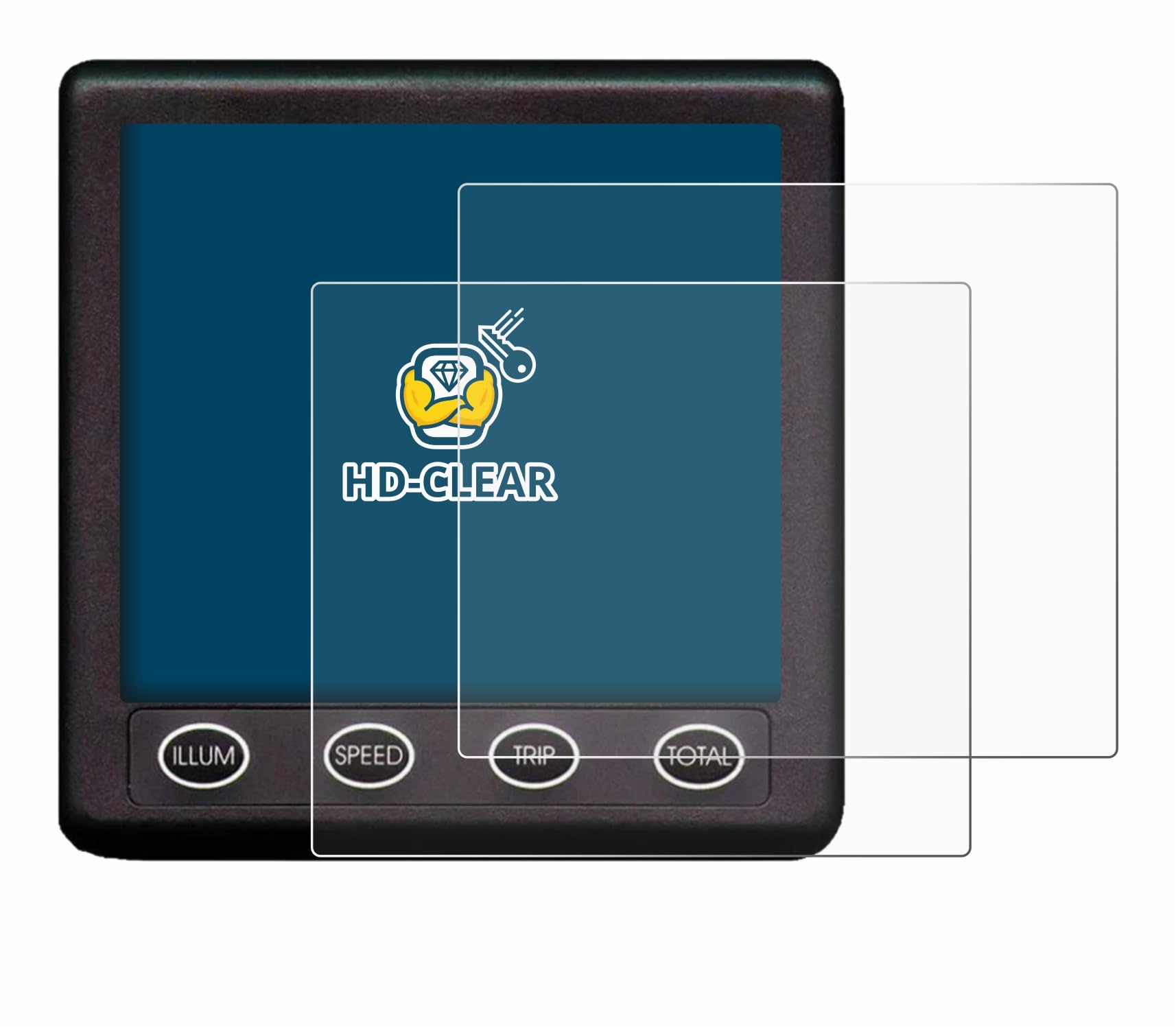 brotect Screen Protector Compatible with NASA Marine Instruments Clipper Duet System (2 Pack) - HD-Clear Protection Film