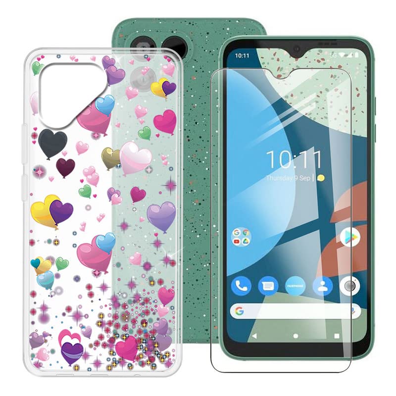 Phone Case For Fairphone 4 (6.3") With 1 Pack Screen Protector, HGJTF 360° Phone Magnetic Ring Holder, Ultra Thin Translucent Soft Silicone Shockproof Shell Cover For Fairphone 4 - View #9