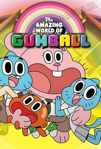 The World Of Gumball Poster TV Show Animation Cartoon Photo Wall Art Picture Poster A4