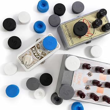 Soundrise Stomp Buttons Low Profile TPU Footswitch Caps Pack of 5 Variety