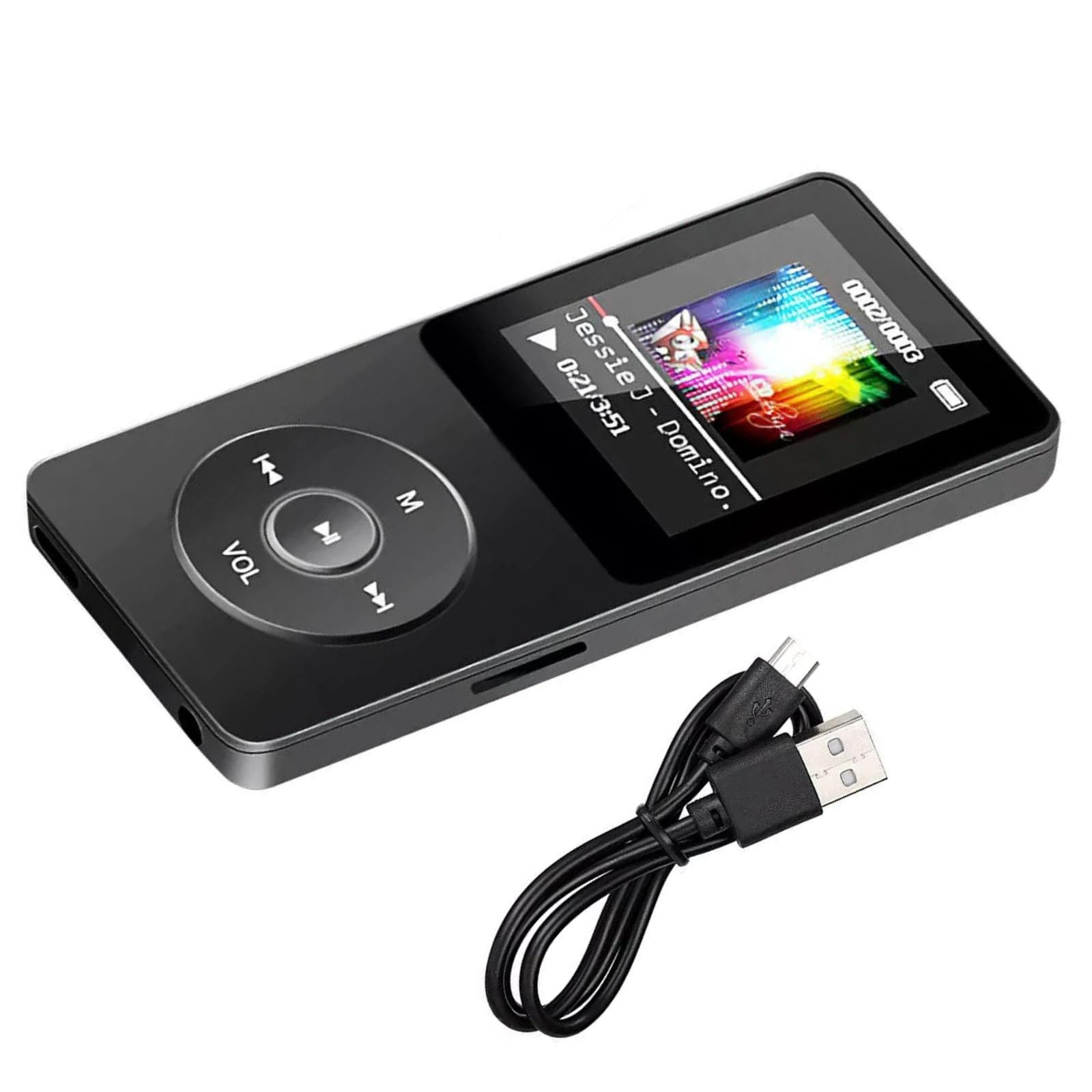 MP4 MP3 Player with Bluetooth Lossless Sound with FM Radio Supports up to 128GB TF Card