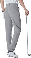 Vista 10 de Pantalones de golf altos para hombre, de 32/34, 36/38 pulgadas, elásticos, ligeros, de secado rápido, casuales con bolsillos