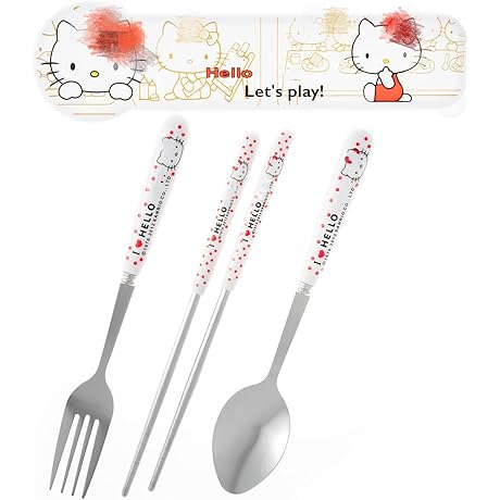 Hello Kitty Spoon and Utensil Set