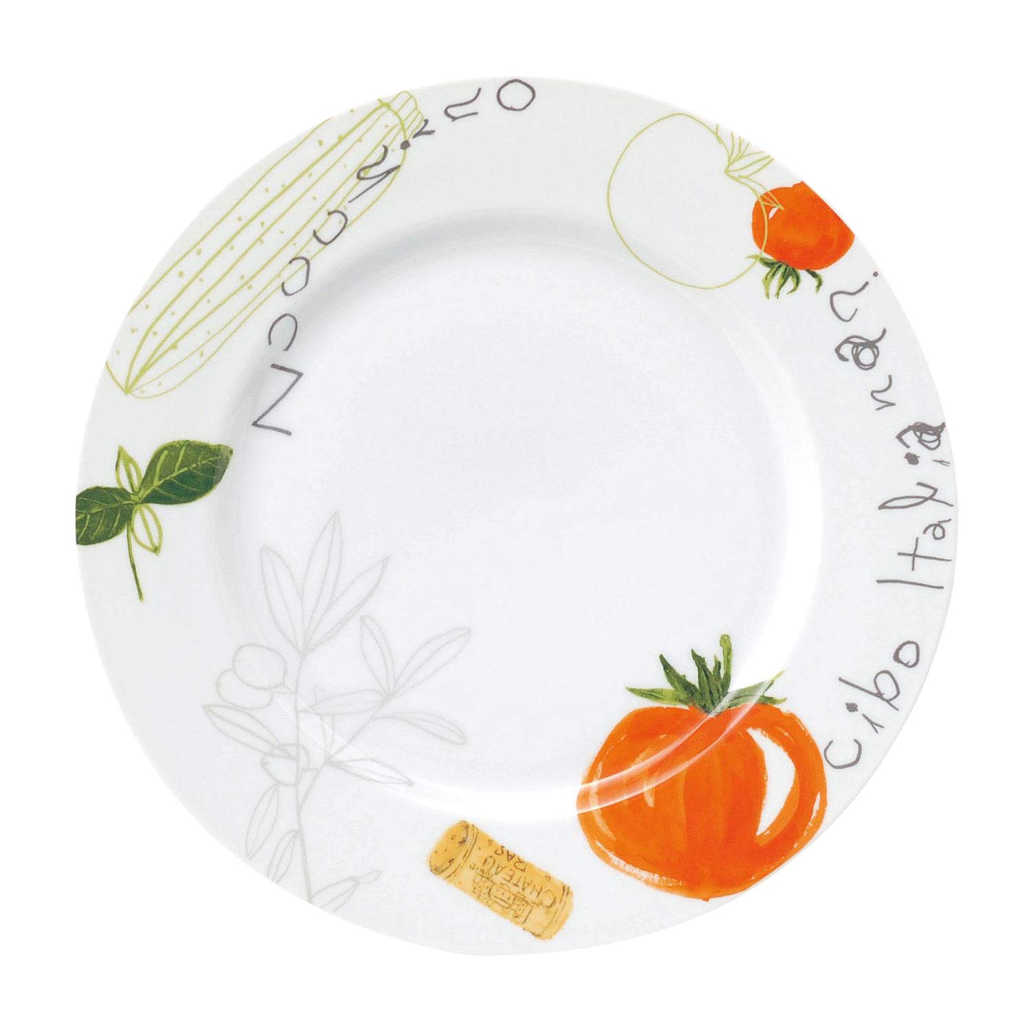 丸東 Maruto STUDIO 010 Spago 11.0 inches (28 cm) Pasta Plate (Tomato) SG-108