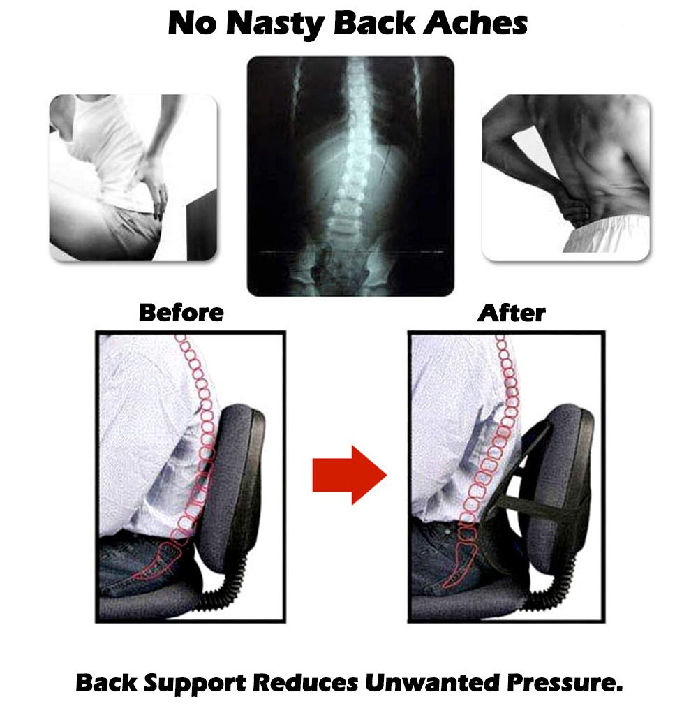 Big Ant Lumbar Support, Car Mesh Back Support with Massage Beads Ergonomic Designed for Comfort and Lower Back Pain Relief - Lumbar Back Support Cushion for Car Seat, Office Chair,Wheelchair Big Ant Lumbar Support, Car Mesh Back Support with Massage Beads Ergonomic Designed for Comfort and Lower Back Pain Relief - Lumbar Back Support Cushion for Car Seat, Office Chair,Wheelchair