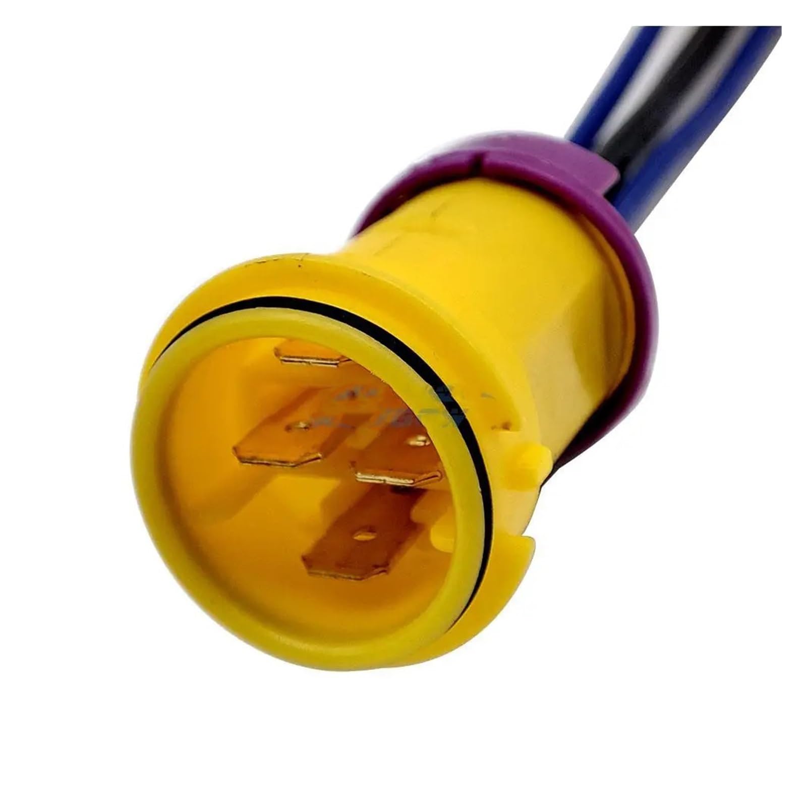 Conector de automóvil 0090-664 macho amarillo de 4 pines de alta resistencia térmica