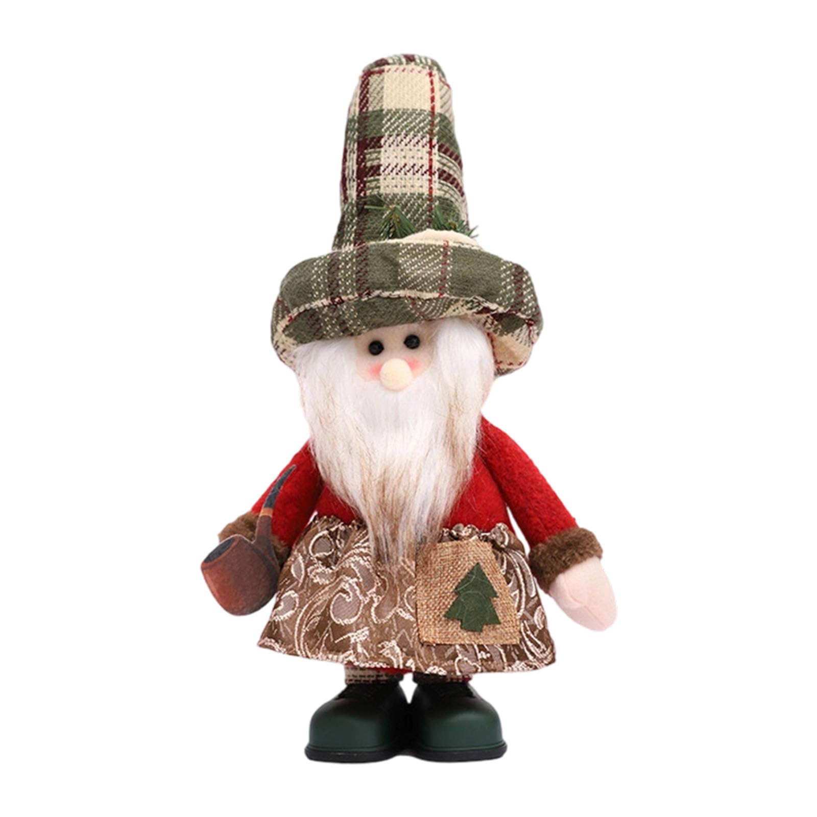 Woedpez Santa Snowman Reindeer Tabletop Ornament Stuffed Toy Christmas Decorations for Desktop Mantels Bookshelf Kid Room Holiday Party Decorations Plush Animals