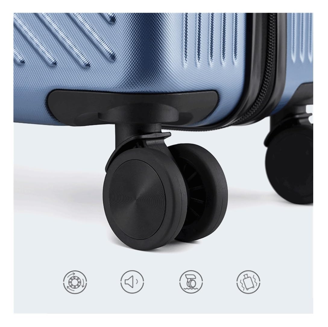 Walizki Podróżna Walizka Bagaż 20-calowy Lekki Bagaż Podróżny Hardside 4-Wheel Spinner, Bagaż Biznesowy Dla Kobiet Walizki Walizek Walizka Podróżna (Color : Nero, Size : 20inch)