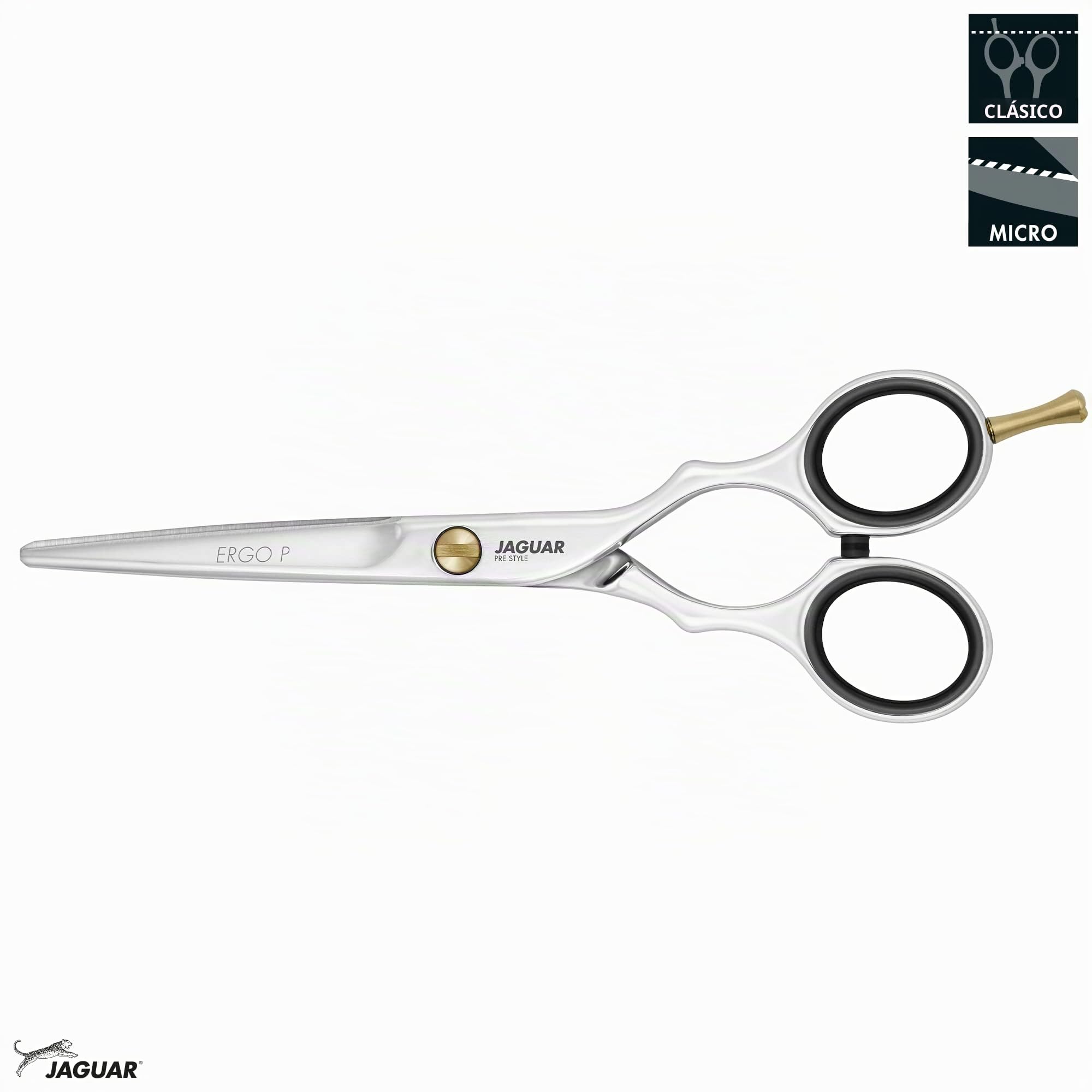 Jaguar Pre Style Ergo Hairdressing Scissors Tijera P 6, Negro, Estandar