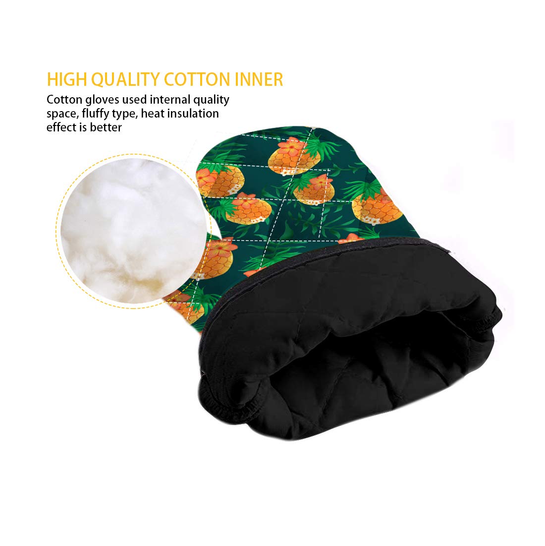 Lot De 3 Maniques Et Gants De Cuisine En Forme De Chat – Isolés Et Imprimés 3D Pour Four, Micro-ondes Et Barbecue