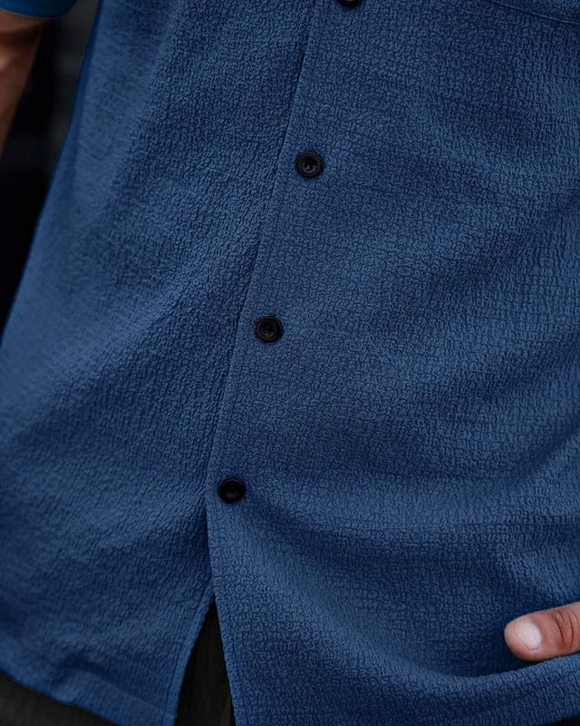 Image of I ENTERPRISE Casual Shirt for Men||Men Stylish Shirt|| Regular Fit Shirt for Men|| Men Stylish Shirt || Men Printed Shirt || Oversized Shirts for Men|| Shirt for Men (Solid-Shirt)