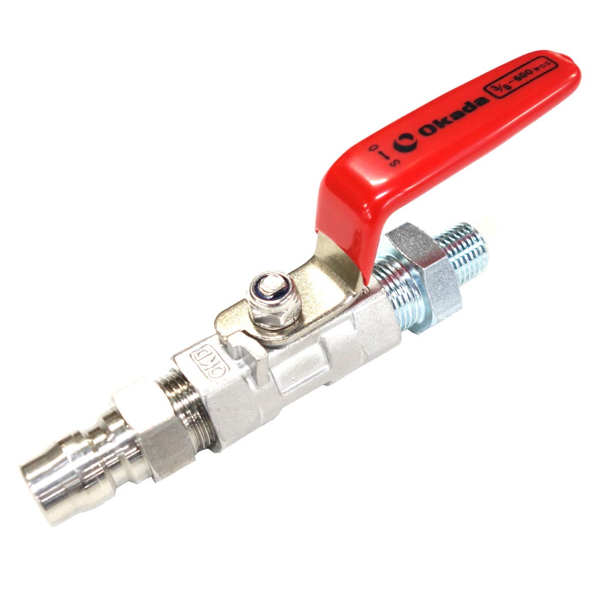 Amazon | 洗管ホース連結バルブ ワンタッチカプラ3分(3/8) → 洗管