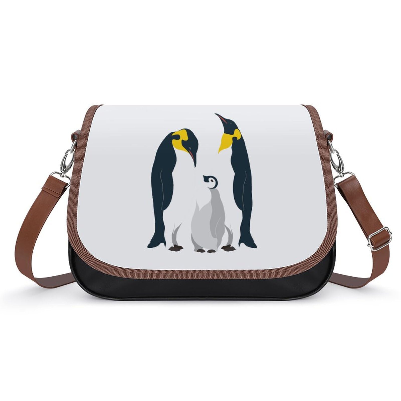 Amazon.co.jp: 可愛い ペンギン ショルダーバッグ PUレザー