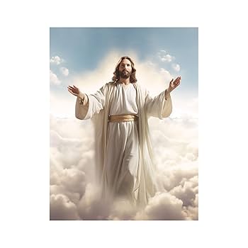 Amazon.co.jp: veces イエス・キリストの絵 キリスト教 壁装飾