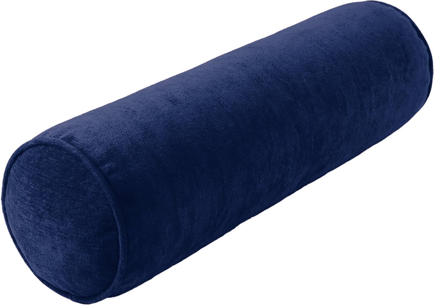 BLLMTEAR Round Cervical Roll Bolster Pillow, Full Moon Cylinder Neck Support Pillow with Removable Washable Cover for Bed Couch Yoga Neck Back Leg Knee Side Sleeper(13,Sponge:20x120cm)