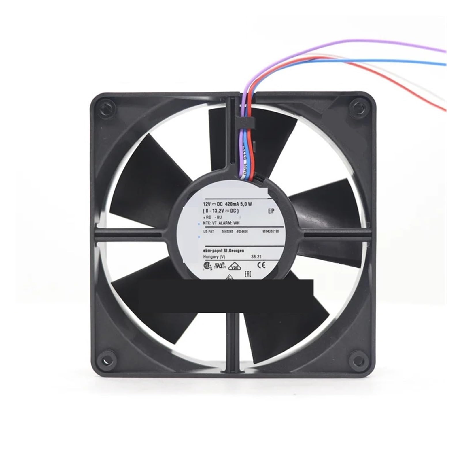 BRODEFUP 4312/17T 119 * 119 * 32mm 12cm 12V DC 5W 170m3/H 2800rpm Ball Bearing Inverter Compact Axial Cooling Fan 4312/17V