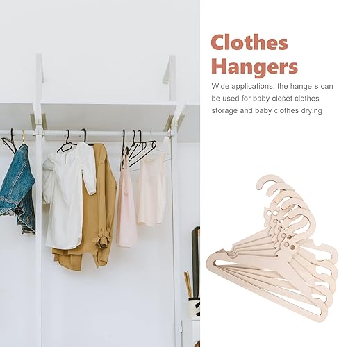 Miniatura 9 de SEWACC 5 perchas de ropa para niños con diseño de búho de dibujos animados para colgar ropa armario guardería