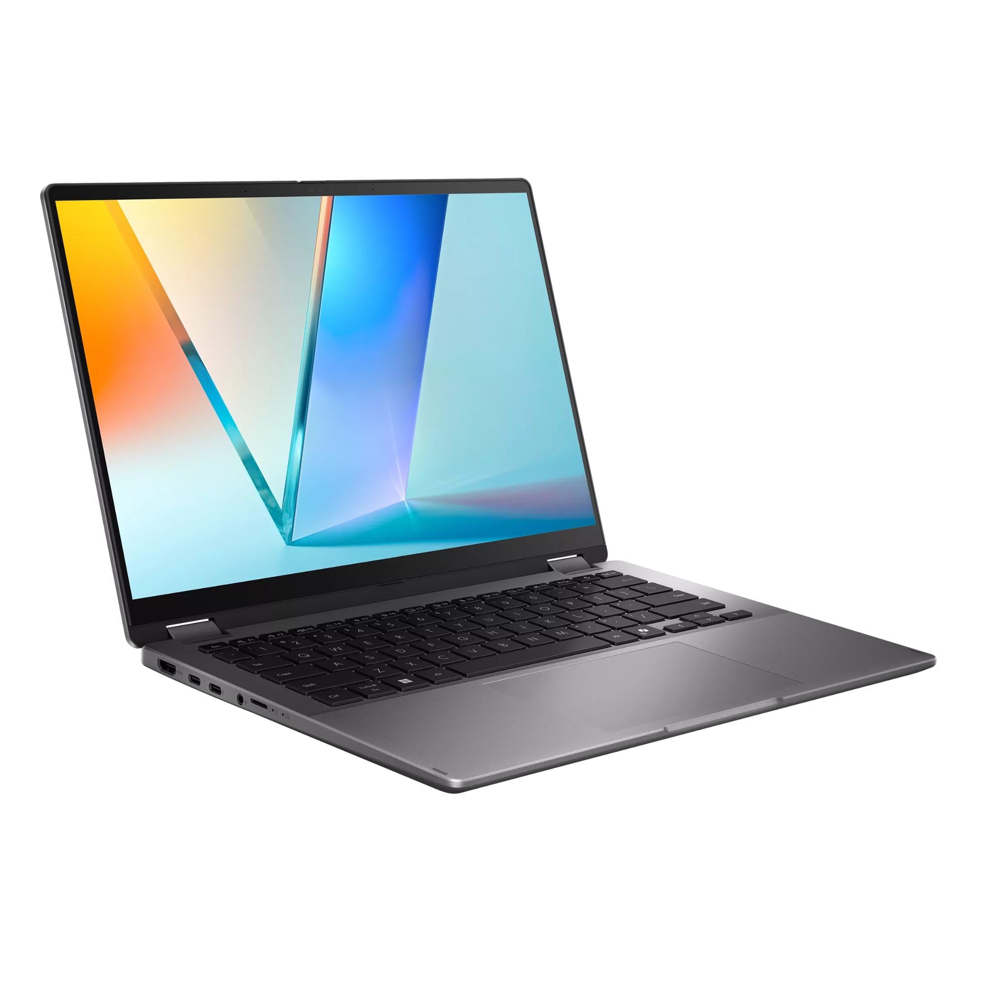 SIMPLETEK - PC Convertibile 14" Touch 16GB 480GB W11 (Ricondizionato) | PC convertibile 2-in-1, touchscreen OLED, LPDDR5X, SSD PCIe 4.0, Wi-Fi 7, tastiera retroilluminata italiana, Thunderbolt 4