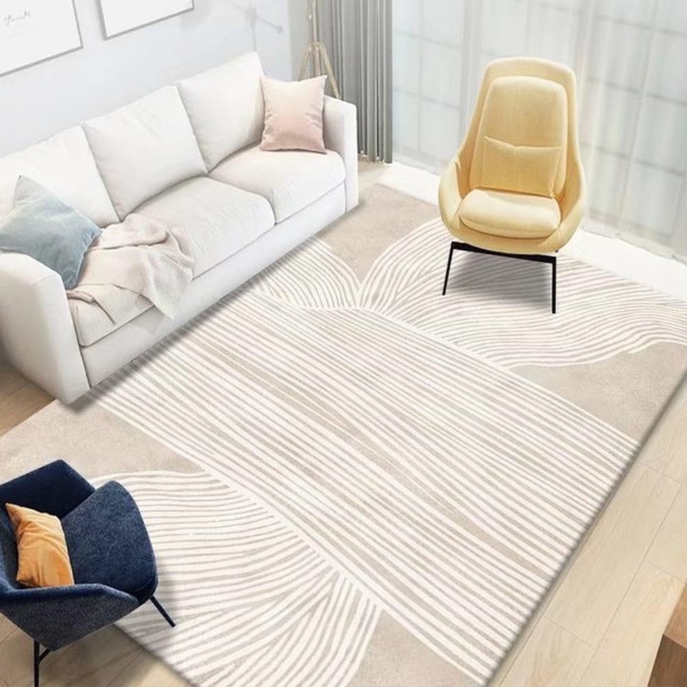 Tapis de canapé en flanelle anti-poussière pour grand salon