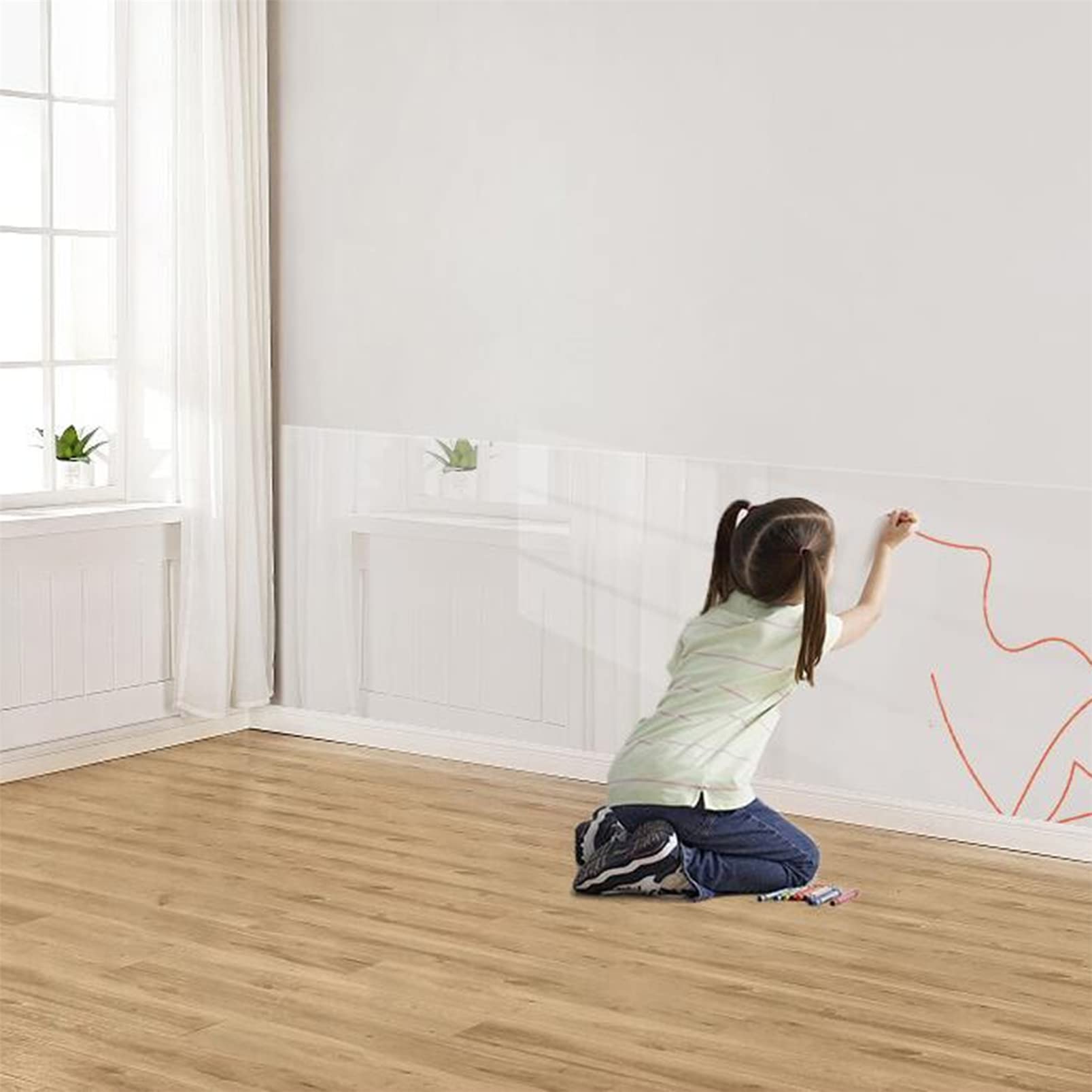 Amazon.com: FOXBI Película protectora de pared transparente, plástico de  absorción electrostática, anti arañazos, papel tapiz extraíble para  muebles, película protectora para pizarra blanca, protector de arañazos para  gatos, perros, 6.6 ft :