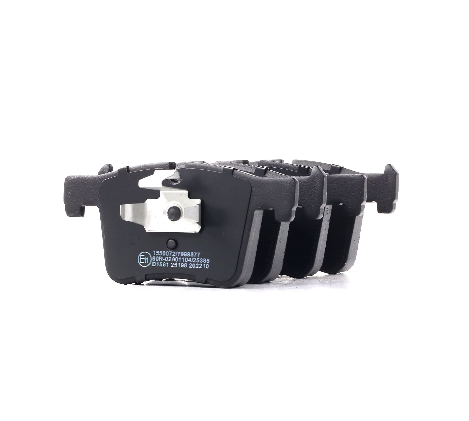 RIDEX 402B0510 Set d'essieu Plaquettes de frein Avant avec tôle anti-​bruit avec clip de piston Compatible avec BMW 1 5 portes F20
