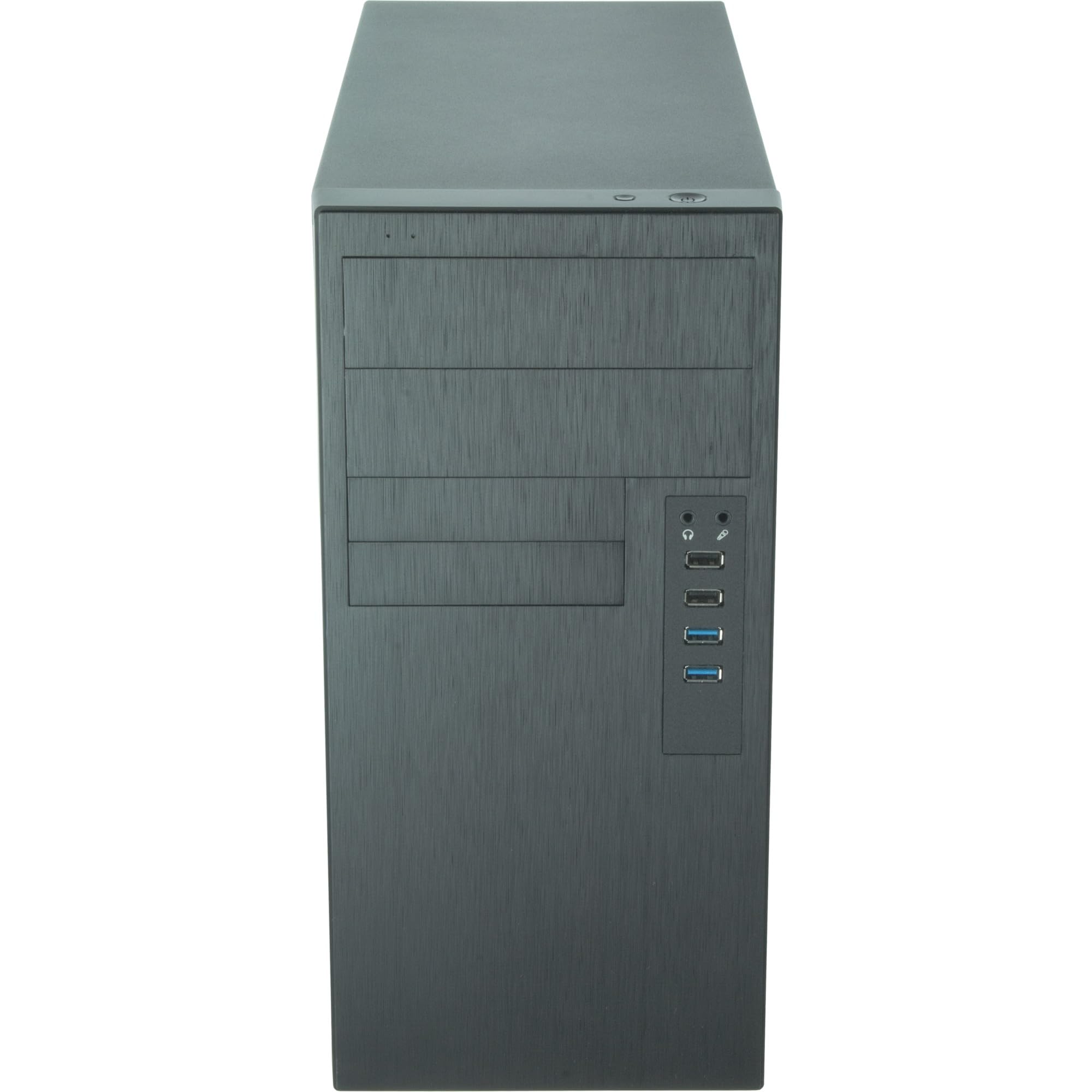 Chieftec HO-11B Torre Negro 350 W - Caja de ordenador (Torre, PC, SECC, Negro, Micro ATX, 14 cm)