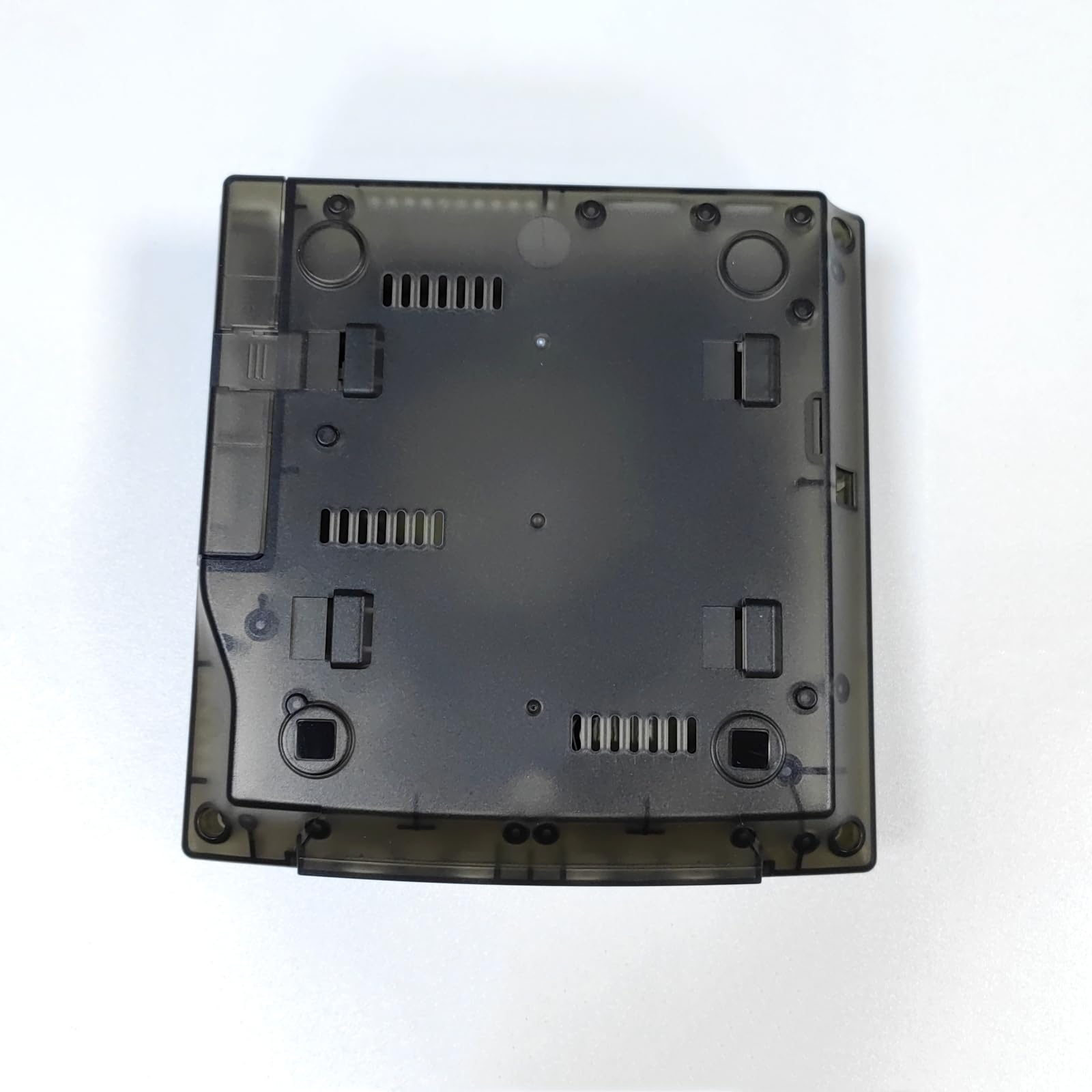 Hzxkqmil Coque de rechange pour console de jeux vidéo SEGA Dreamcast DC Retro - Plastique translucide - Accessoires pour Dreamcast DC - Noir transparent