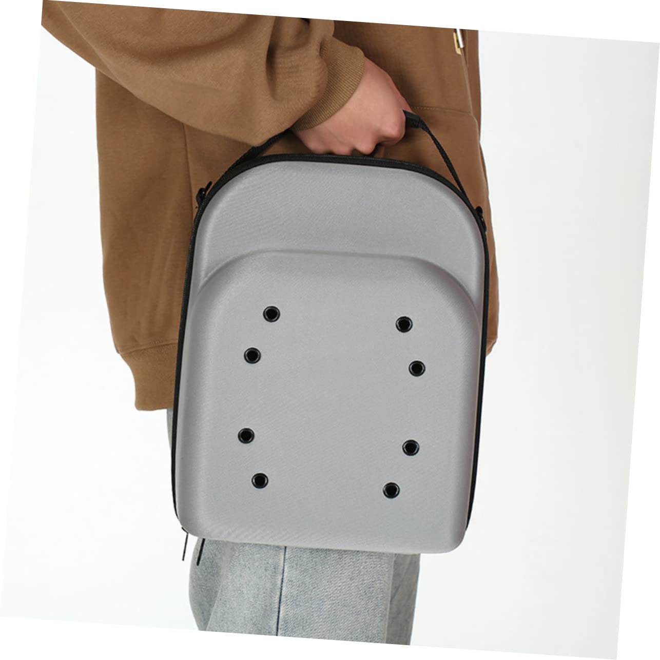 HOOTNEE Travel Hat Case Lightweight Compact Baseball Cap Carrier Storage Box for Fedoras Caps for Travel From Damage