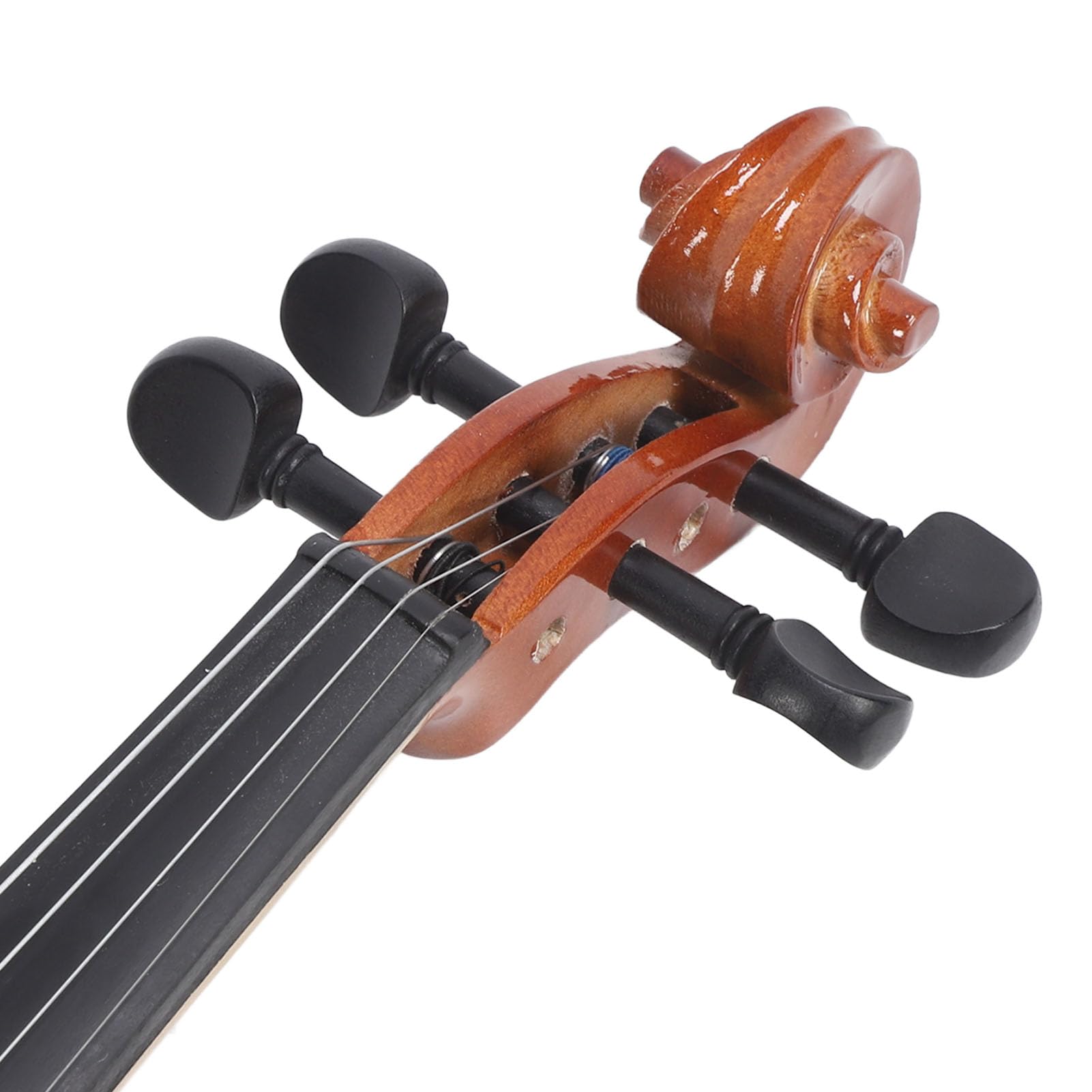 Violino Acustico 4/4 a Grandezza Naturale in Tiglio con Corde in Filo D'acciaio per Studenti, Bambini e Principianti di Violino